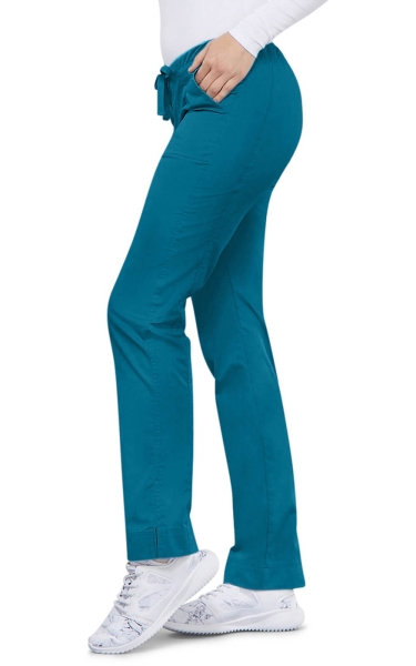 Pantaloni Medicali Slim Elastici Carribean Blue | Cherokee WorkWear Core Stretch - Img 3