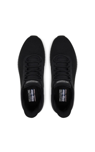 Pantofi Skechers Slip-Ins - Bobs Squad Chaos - Tough Walk | Black - Img 4