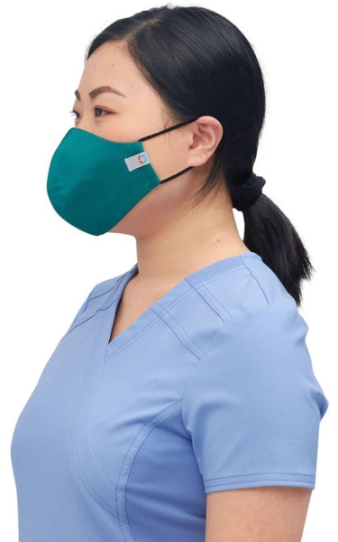 Set 5 Măști de Protecție Antimicrobiene Reutilizabile - Hunter Green | Cherokee - Img 4