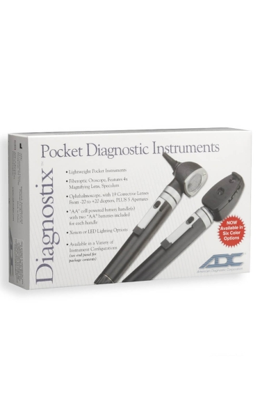 Set Otoscop și Oftalmoscop Diagnostix - ADC | Negru - Img 1