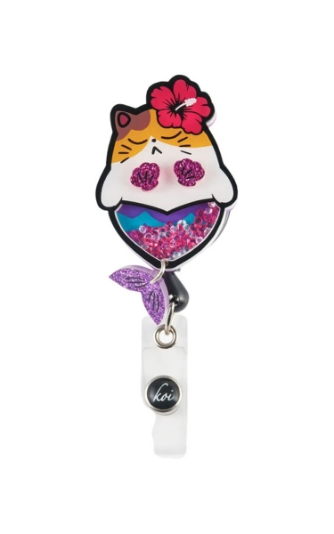 Suport Legitimație Retractabil - Shaker Meowmaid | Koi Happiness