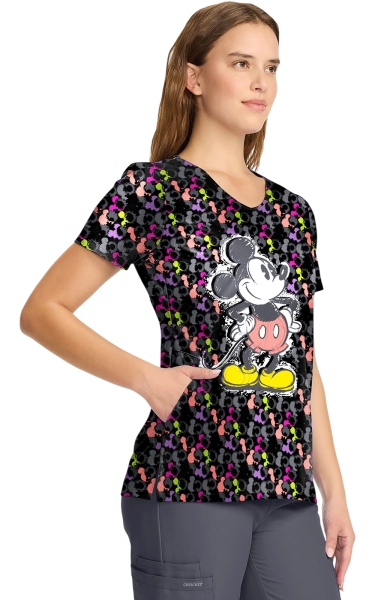 Bluză Medicală Cherokee - Disney Tooniforms | Iconic Mickey - Img 4