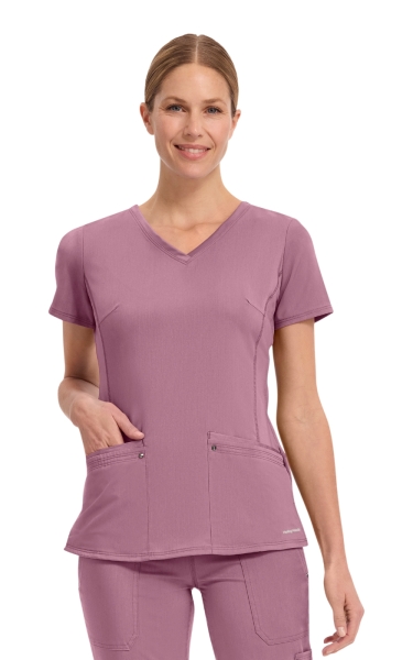 Bluză Medicală Healing Hands Juliet - HH Purple Label | Powder Puff Pink - Img 1