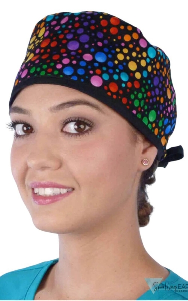 Boneta chirurgicala Multi Coloured Spots - Img 6