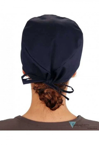 Boneta Chirurgicala Navy with Heart Stethoscope Patch - Img 3