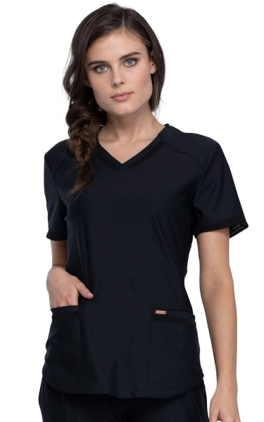 Halat Medical Cambrat Cherokee - Form | Negru - Img 1