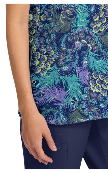 Halat Medical Cherokee - Prints Stretch | Pretty Peacock - Img 6