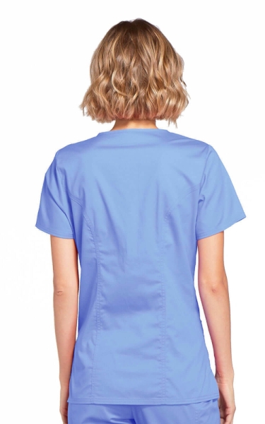 Halat Medical - Cherokee WorkWear - Mock Wrap Core Stretch | Ciel - Img 2