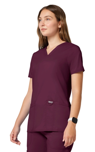 Halat Medical Damă Cherokee - WorkWear Revolution | Wine - Img 2