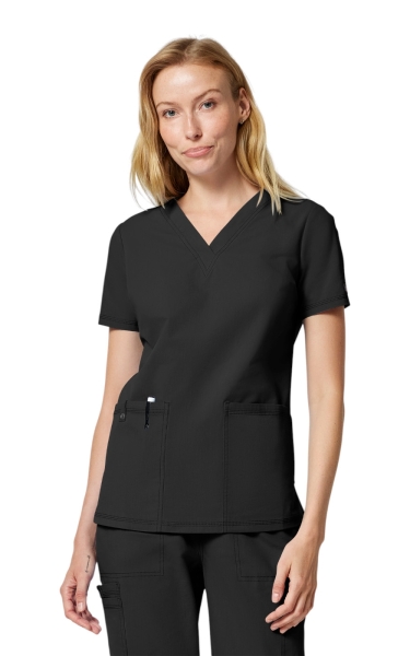 Halat Medical Damă Dickies FORGE - V-Neck | Black - Img 8