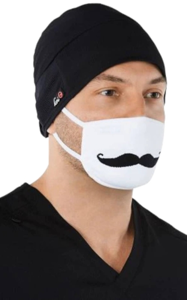 Mască Antimicrobiană Reutilizabilă - Mustache | Koi Happiness