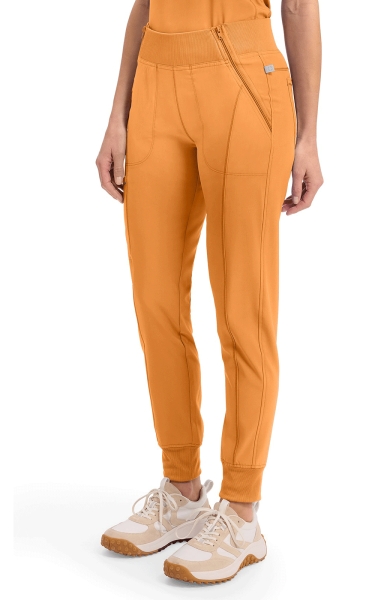 Pantaloni Medicali Antimicrobieni Jogger Cherokee PROTX2® - Infinity | Orange Sunrise - Img 2