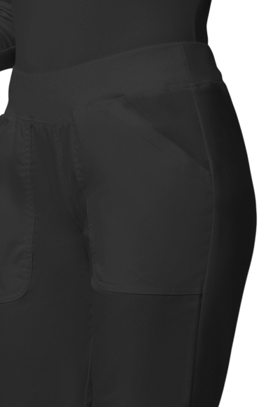 Pantaloni Medicali Cherokee cu Talie Elastică - WW Revolution | Black - Img 6