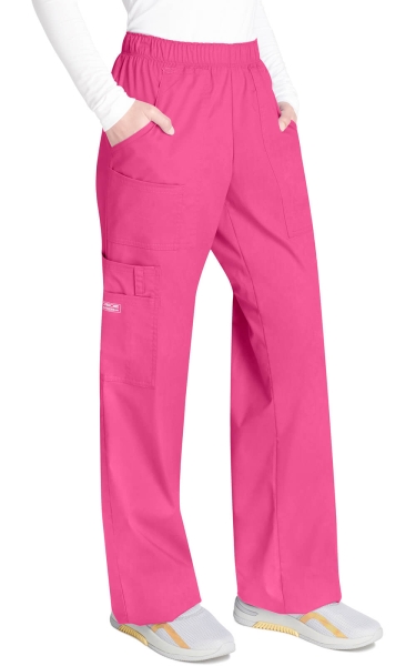 Pantaloni Medicali Cherokee - WW Core Stretch | Shocking Pink - Img 4
