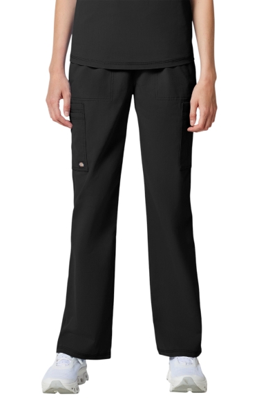 Pantaloni Medicali Damă Dickies FORGE - Straight Leg Cargo | Black