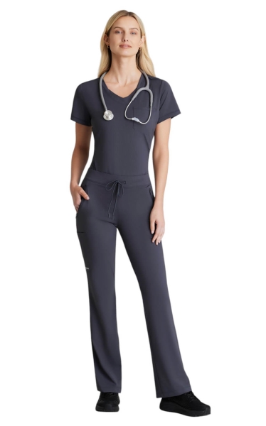 Pantaloni Medicali Dama Skechers by Barco Slip-Ins - Glide | Pewter - Img 4