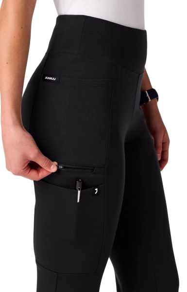 Pantaloni Medicali Jaanuu UltraSOFT Yoga Slim– Perri | Black - Img 3