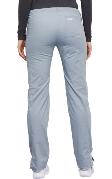 Pantaloni Medicali Slim Elastici Gri | Cherokee WorkWear Core Stretch - Img 2