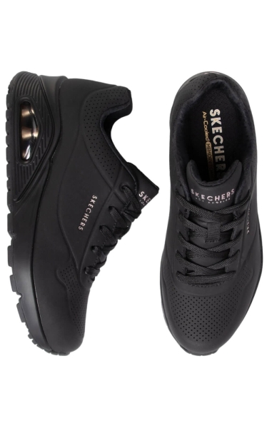 Pantofi Medicali Skechers dama - Uno Stand On Air | Negru - Img 6