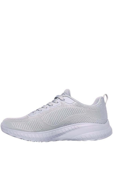 Pantofi Skechers dama - Bobs Squad Chaos - Face Off | Light Gray - Img 5