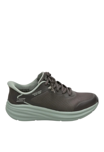 Pantofi Skechers Slip-Ins - Bobs Skillz | Charcoal/Green - Img 1