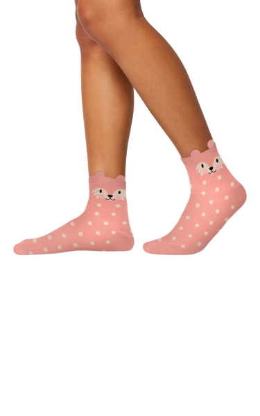 Set 3 Perechi Șosete Medicale Cherokee Legwear Crew | Animal Friends - Img 7