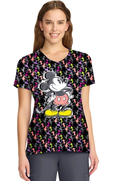 Bluză Medicală Cherokee - Disney Tooniforms | Iconic Mickey