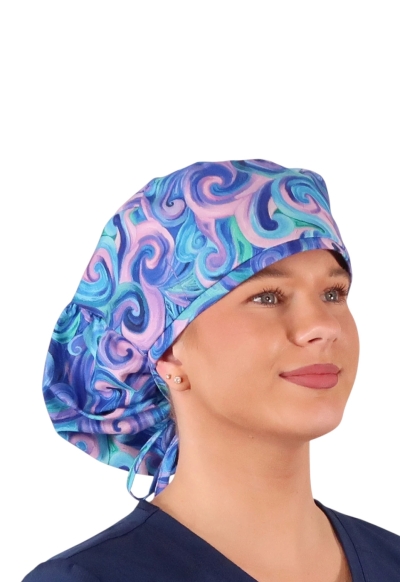Boneta Chirurgicala Par Lung - Stunning Purple Swirls - Img 3