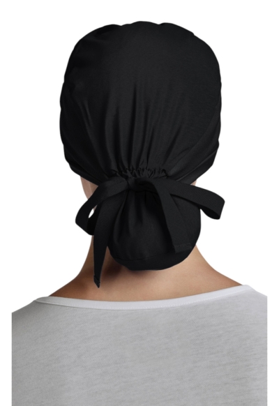 Bonetă Medicală pentru Păr Lung Koi - Essentials | Black - Img 2