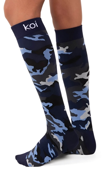 Ciorapi Compresivi Koi Happiness 15-20 MmHg - Next Gen | Camo Blue - Img 2