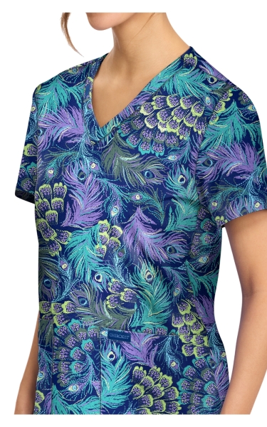 Halat Medical Cherokee - Prints Stretch | Pretty Peacock - Img 3