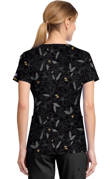 Halat Medical Dickies - Dk Prints | Scribble Floral - Img 4