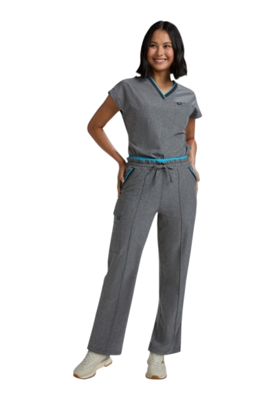 Halat Medical Koi Happiness McKenna - Basics | Heather Grey/Electric Blue - Img 6