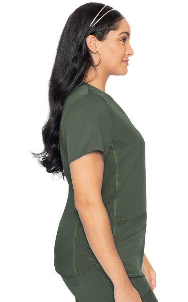Halat Medical Shirttail Med Couture - Mc Touch | Olive - Img 4