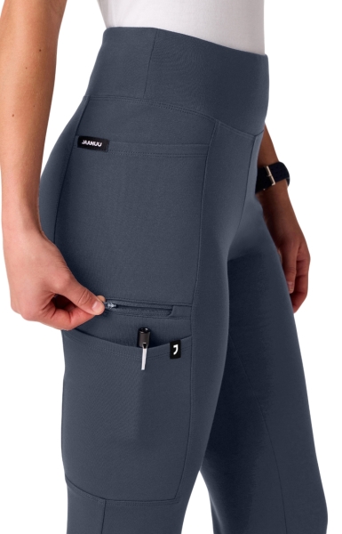 Pantaloni Medicali Jaanuu UltraSOFT Yoga Slim– Perri | Carbon Gray - Img 4