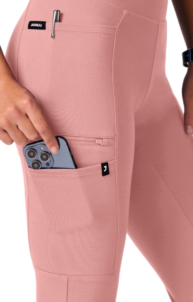 Pantaloni Medicali Jaanuu UltraSOFT Yoga Slim– Perri | Mauve - Img 4