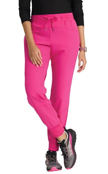 Pantaloni Medicali Jogger cu Talie Medie Boost - Barco One | French Berry