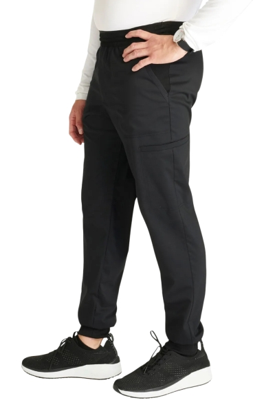 Pantaloni Medicali Jogger pentru Bărbați Cherokee WorkWear Revolution | Black - Img 3