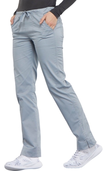 Pantaloni Medicali Slim Elastici Gri | Cherokee WorkWear Core Stretch - Img 3