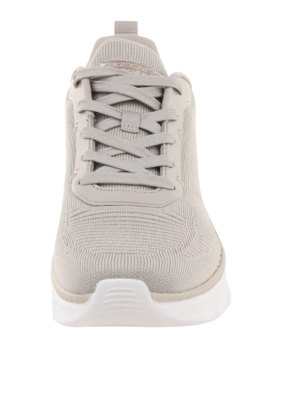 Pantofi Skechers dama - Bobs Flex - Flying Hi | Taupe/Gold - Img 3