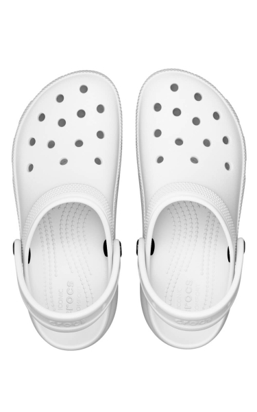 Saboți Crocs - Classic Platform Clog | White - Img 4