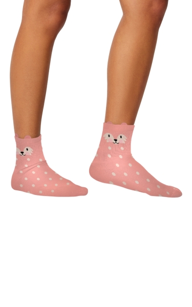 Set 3 Perechi Șosete Medicale Cherokee Legwear Crew | Animal Friends - Img 4