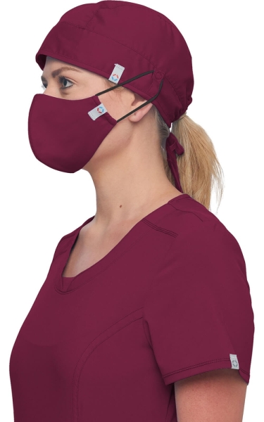 Set 5 Măști de Protecție Antimicrobiene Reutilizabile - Wine | Cherokee - Img 2