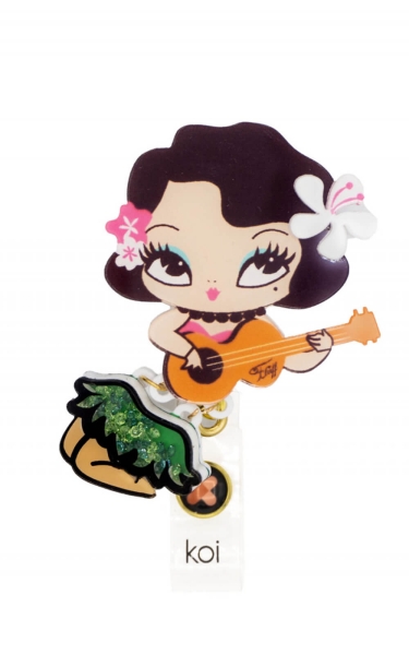 Suport Legitimație Retractabil Shaker - Koi Happiness | Hula Cutie