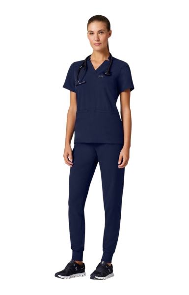 Bluză Medicală Jaanuu UltraLAST Cambrată – Helia | Midnight Navy - Img 6