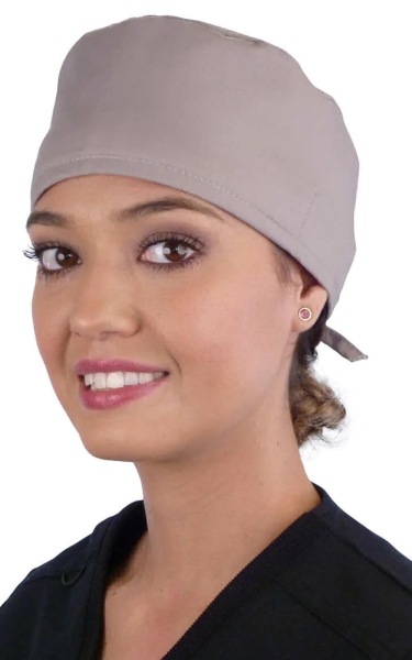 Boneta chirurgicala Solid Light Grey - Img 4