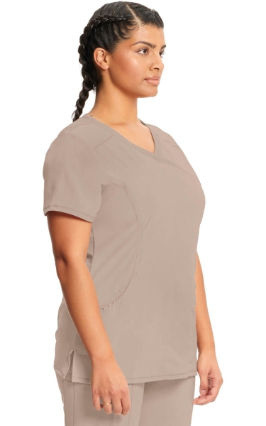 Halat medical antimicrobian Cherokee PROTX2® Mock Wrap - Infinity | Khaki - Img 5