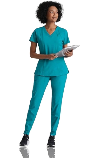 Halat Medical Antistatic Racer - Barco One | Teal - Img 2
