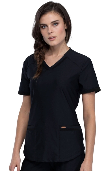 Halat Medical Cambrat Cherokee - Form | Negru - Img 3