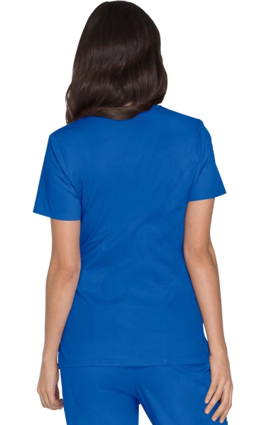 Halat Medical - Cherokee WorkWear - Mock Wrap Core Stretch | Royal - Img 2